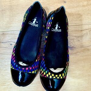 Women's Corky’s Multicolor Ballet Flats EUC Sz. 7